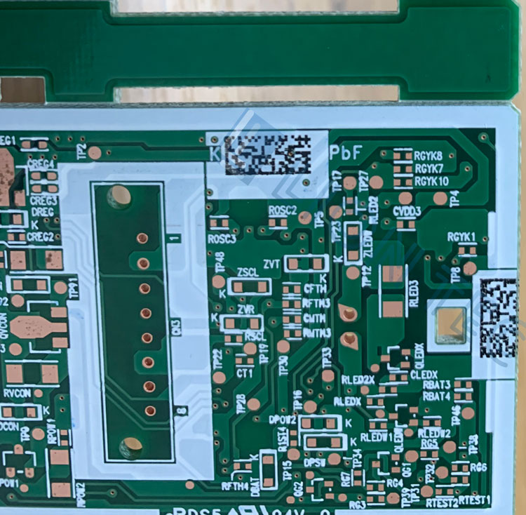 PCB電路板/70位內容/二維碼/UV噴碼機/塑膠面板/高清晰/自動噴印/打樣效果圖